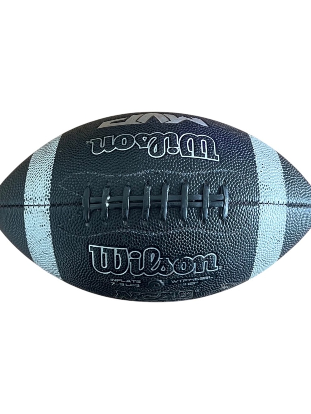 Wilson Mvp Elite Junior Size Double Lace Leather Composite Football Wtf1463BL
